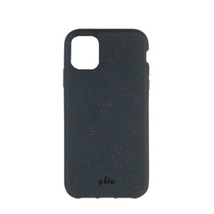 Black Compostable Sustainable Pela Case for iPhone 11 Pro